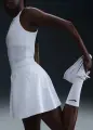 Спідниця для тенісу жіноча Nike COURT ACE ADVANTAGE DRI-FIT біла FZ6726-100
