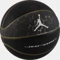Баскетбольний м'яч Nike JORDAN ULTIMATE 2.0 8P GRAPHIC DEFLATED чорно-оливковий Розмір 7 J.100.8257.057.07