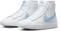 Кеди жіночі Nike BLAZER MID '77 біло-блакитні FD9163-100