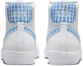 Кеди жіночі Nike BLAZER MID '77 біло-блакитні FD9163-100