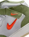 Кросівки Nike AIR FORCE 1 MID QS JEWEL біло-зелено-помаранчеві DQ3505-100