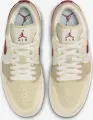 Кросівки жіночі Nike AIR JORDAN 1 LOW бежево-біло-бордові HV6530-100