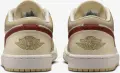 Кросівки жіночі Nike AIR JORDAN 1 LOW бежево-біло-бордові HV6530-100
