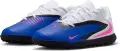 Сороконожки (шиповки) детские Nike JR PHANTOM 6 LOW CLUB TF сине-бело-розовые HQ2006-446