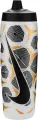 Бутылка для воды Nike REFUEL BOTTLE 24 OZ 709 мл бело-черно-золотая N.100.9956.934.24