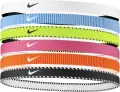 Пов'язки на голову Nike FLEX CLASSIC HEADBANDS 6PK різнокольорові (6 штук) N.101.1927.702.OS