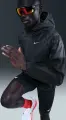 Ветровка для бега Nike MILER REPEL WINTERIZED черно-темно-серая HV2669-010