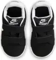 Кросівки дитячі Nike COURT ROYALE (TDV) чорно-білі 833537-002
