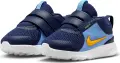 Кросівки дитячі Nike STAR RUNNER 5 (TD) темно-синьо-блакитно-помаранчеві HF7006-403