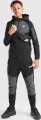 Спортивний костюм підлітковий Nike SPORTSWEAR TECH FLEECE чорно-темно-сіро-жовтий IO1285-010__IO1286-010