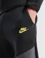 Спортивний костюм підлітковий Nike SPORTSWEAR TECH FLEECE чорно-темно-сіро-жовтий IO1285-010__IO1286-010