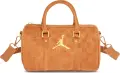 Сумка через плече Nike JORDAN SUEDE MONOGRAM MINI DUFFEL 3L помаранчева MA9209-X6X