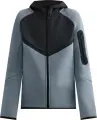 Толстовка підліткова Nike SPORTSWEAR TECH FLEECE димчасто-сіро-чорна HV5867-060