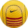 Футбольный мяч Nike F.C. BARCELONA STRIKE желто-красный Размер 4 DC2419-728