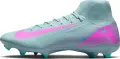Бутсы Nike MERCURIAL ZOOM SUPERFLY 10 ACADEMY FG/MG темно-мятно-розовые FQ1456-301