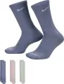 Шкарпетки Nike EVERYDAY PLUS CUSHIONED 3PR сірі, бежеві, світло-зелені (3 пари) SX6888-933