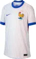 Футболка збірної Франції підліткова Nike FFF DRI-FIT REPLICA 2024-2025 виїзна біло-синьо-червона FJ4369-100