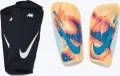 Щитки футбольные Nike MERCURIAL LITE KYLIAN MBAPPÉ оранжево-сине-черные IM4970-838
