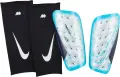 Щитки футбольні Nike MERCURIAL LITE SUPERLOCK біло-блакитно-чорні DN3609-420
