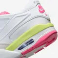 Кроссовки подростковые Nike AIR JORDAN 4 RM (GS) бело-розово-салатовые IH0169-100