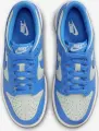Кроссовки подростковые Nike DUNK LOW (GS) голубо-светло-серые FB9109-004