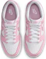 Кроссовки подростковые Nike DUNK LOW (GS) розово-белые FB9109-125