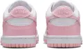 Кроссовки подростковые Nike DUNK LOW (GS) розово-белые FB9109-125