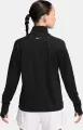 Реглан для бігу жіночий Nike SWOOSH DRI-FIT 1/2-ZIP MID LAYER чорний HJ2225-010