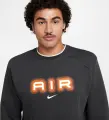 Світшот Nike AIR сіро-помаранчевий HM0177-061