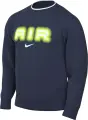 Світшот Nike AIR темно-синьо-лаймовий HM0177-410