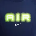 Світшот Nike AIR темно-синьо-лаймовий HM0177-410