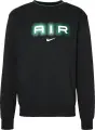 Світшот Nike AIR чорно-зелений HM0177-011