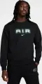 Свитшот Nike AIR черно-зеленый HM0177-011