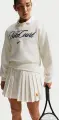 Шорти для тенісу жіночі Nike NIKECOURT COLLECTION DRI-FIT HIGH-WAISTED кремові IB0769-133
