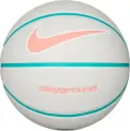 Баскетбольний м'яч Nike EVERYDAY PLAYGROUND 8P GRAPHIC DEFLATED біло-бірюзово-персиковий Розмір 7 N.100.4371.097.07