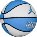 Баскетбольний м'яч Nike JORDAN LEGACY 2.0 8P DEFLATED блакитно-білий Розмір 7 J.100.8253.165.07