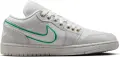 Кроссовки женские Nike AIR JORDAN 1 LOW SE светло-серо-зеленые IH3369-077