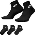 Шкарпетки Nike EVERYDAY ELEVATED ANKLE чорні (3 пари) IH8523-902