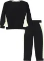 Спортивний костюм дитячий Nike FRENCH TERRY COLORBLOCKED CREW чорно-білий 86N697-023
