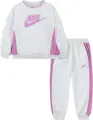 Спортивний костюм дитячий Nike FRENCH TERRY COLORBLOCKED світло-сіро-рожевий 36N697-X58