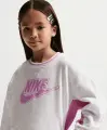 Спортивний костюм дитячий Nike FRENCH TERRY COLORBLOCKED світло-сіро-рожевий 36N697-X58