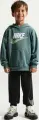 Спортивный костюм детский Nike SPORTSWEAR IN THE ZONE OVERSIZED FRENCH TERRY темно-зелено-черный 86N738-023