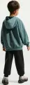 Спортивный костюм детский Nike SPORTSWEAR IN THE ZONE OVERSIZED FRENCH TERRY темно-зелено-черный 86N738-023