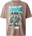 Футболка женская Nike SPORTSWEAR OVERSIZED коричневая HF9691-214