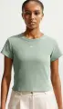Футболка женская Nike SPORTSWEAR TIGHT RIBBED светло-зеленая HV4994-006