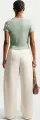 Футболка женская Nike SPORTSWEAR TIGHT RIBBED светло-зеленая HV4994-006