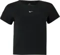 Футболка женская Nike SPORTSWEAR TIGHT RIBBED черная HV4994-010