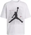 Футболка подростковая Nike JORDAN JUMPMAN GRID BLUR белая 95F634-001