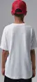 Футболка подростковая Nike JORDAN JUMPMAN GRID BLUR белая 95F634-001
