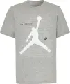 Футболка подростковая Nike JORDAN JUMPMAN GRID BLUR серая 95F634-GEH